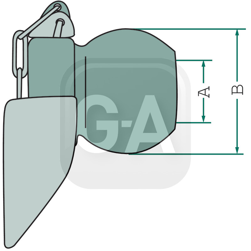 Sphere attelage oreille